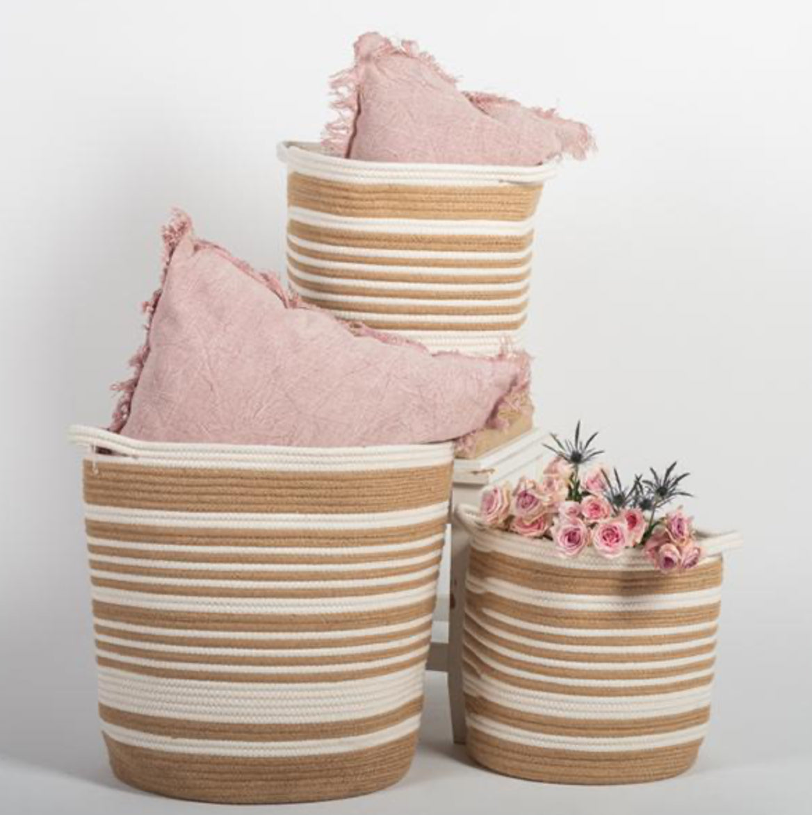 Cotton and Jute Basket