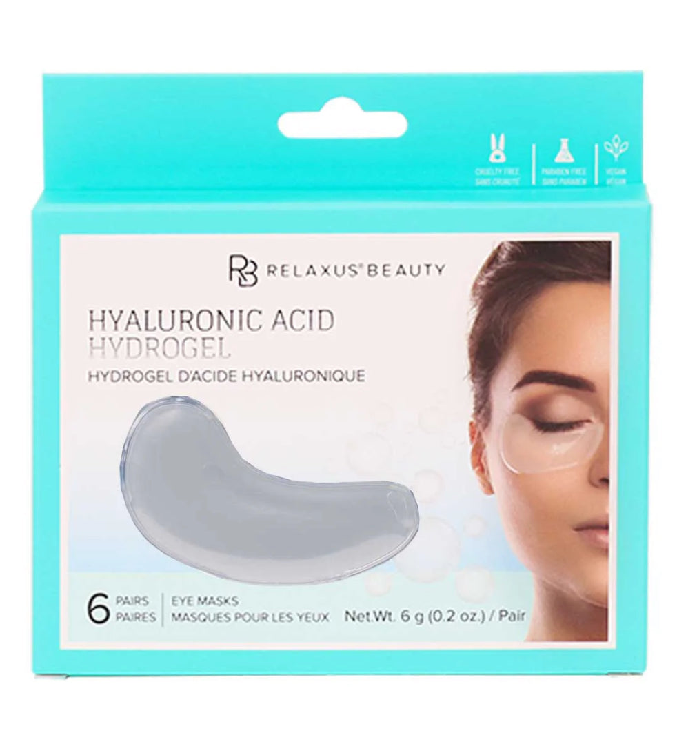 Hyaluronic Acid Hydrogel Eye Masks | 6 Pack