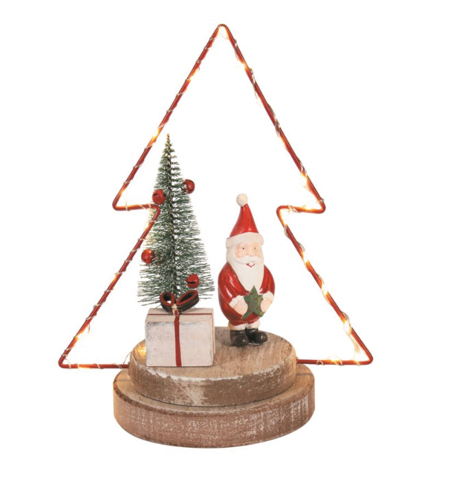 Light Up Tree w/ Santa