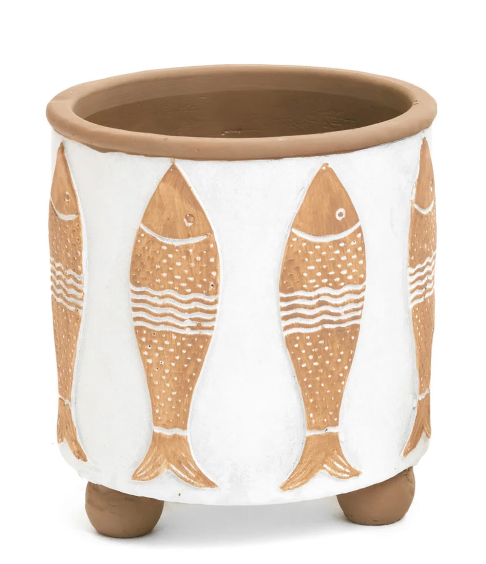 Cement Fish Planter
