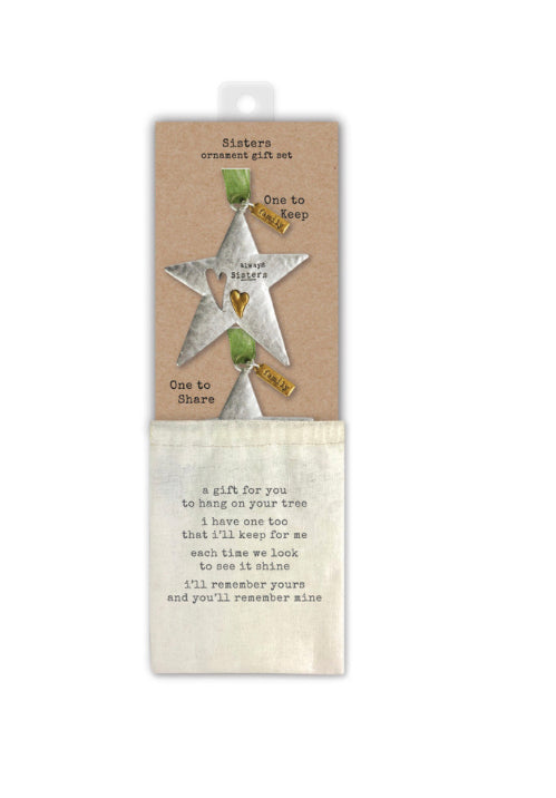 Sisters Ornament Gift Set