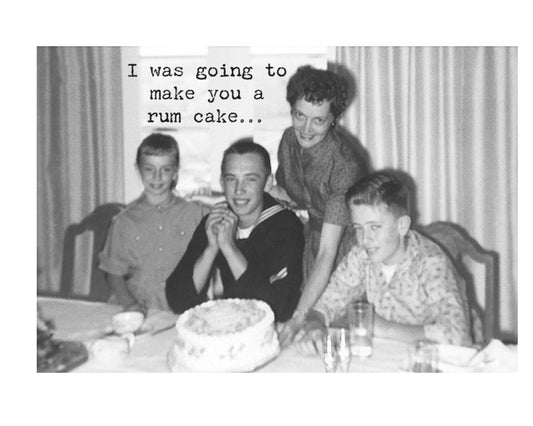 Make Rum Greeting Card