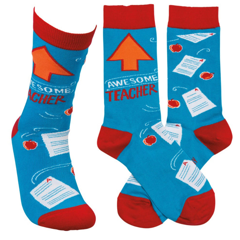Awesome Teacher Socks