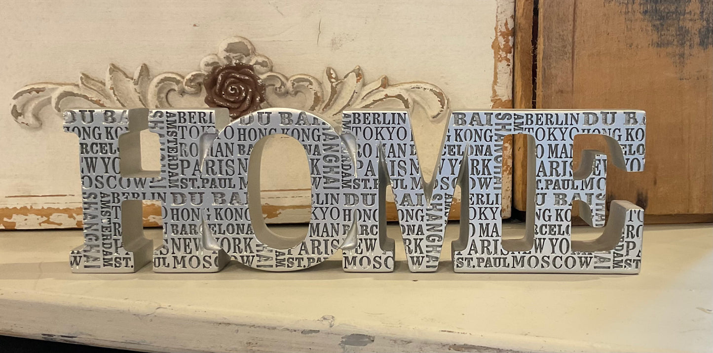 Home Tabletop Sign