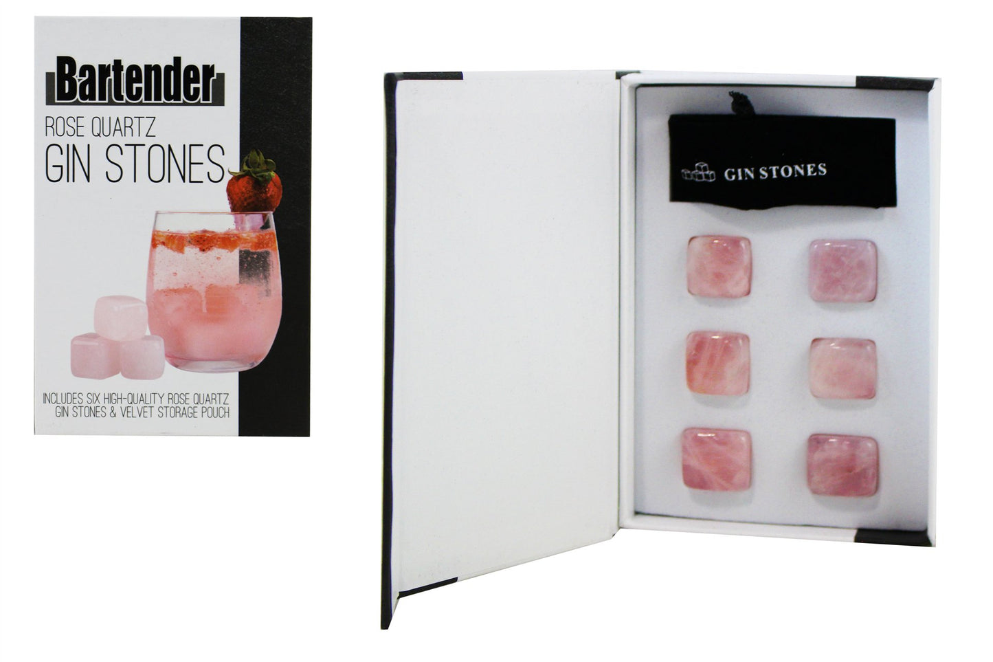 Rose Quartz Gin Stones
