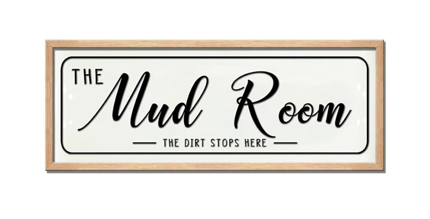 The Mudroom Wooden Sign