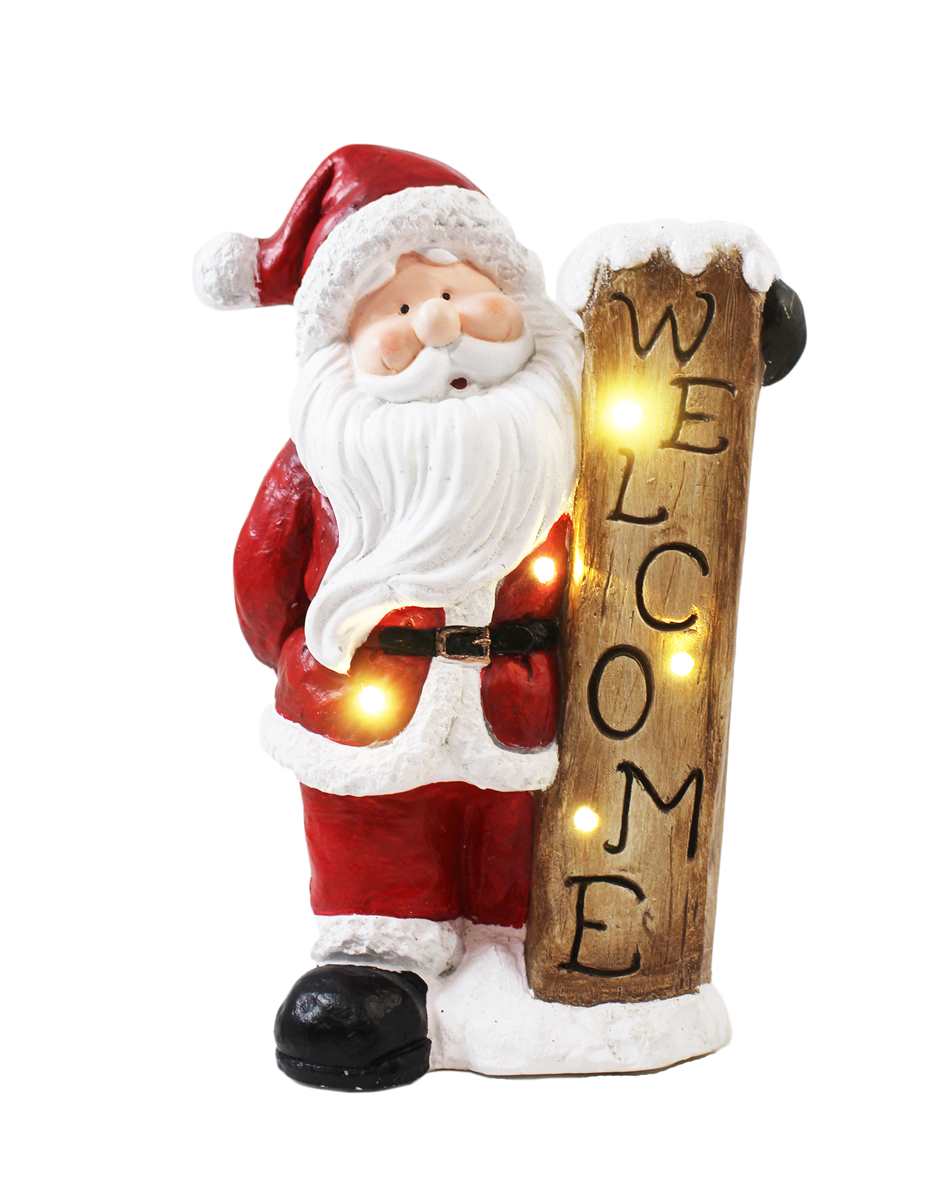Santa Welcome Sign