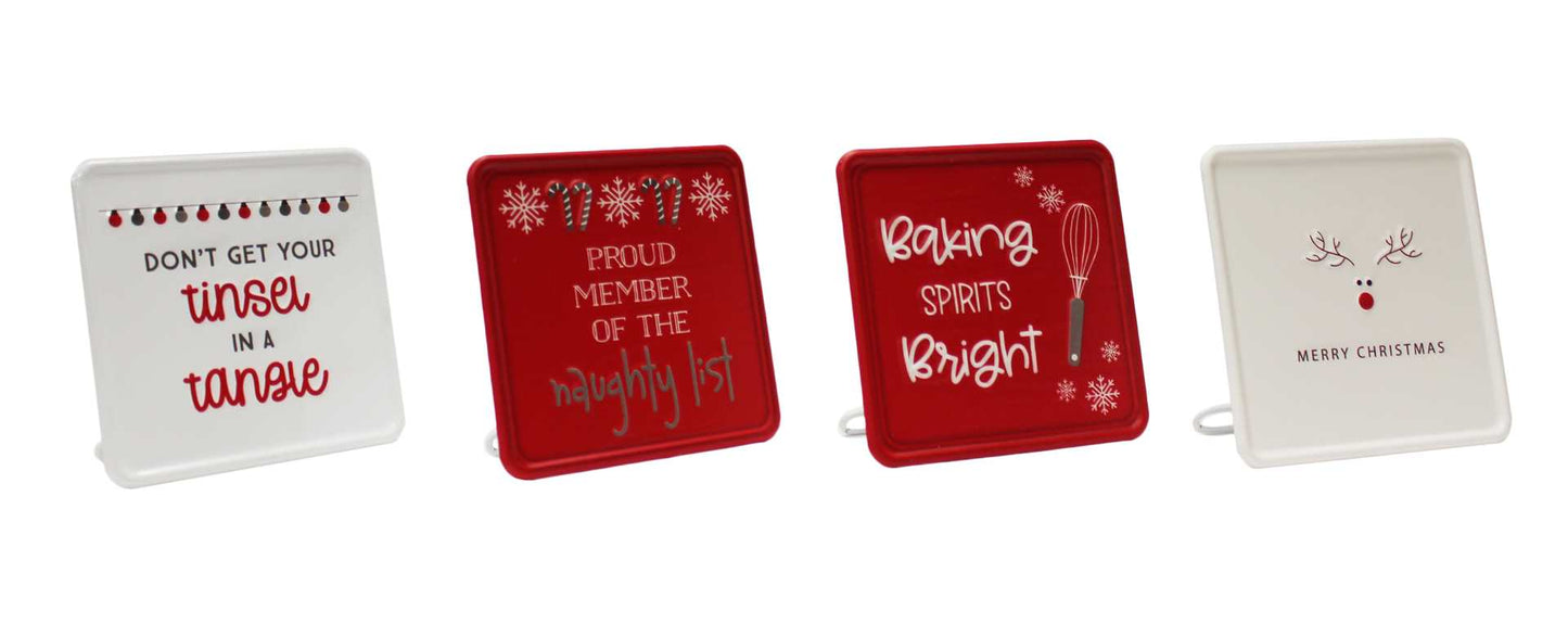 Metal Christmas Signs