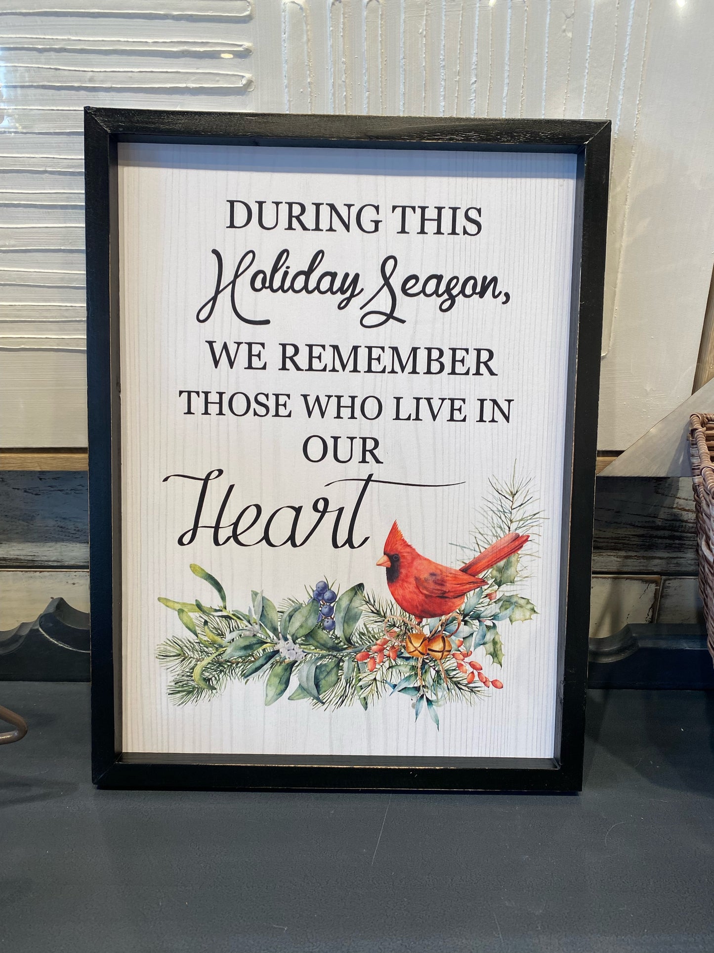 We Remember Cardinal Wall Art