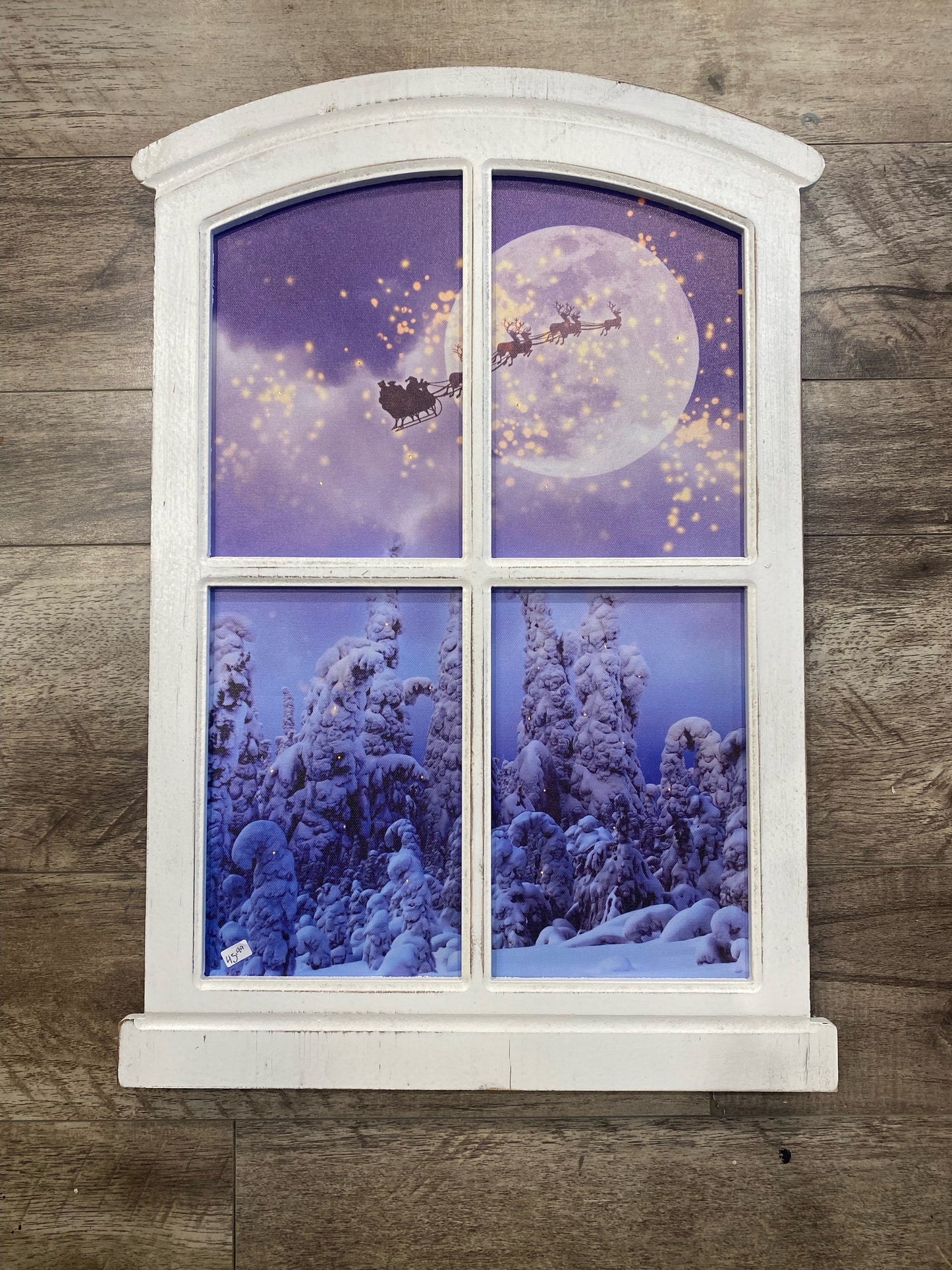 Winter Window Canvas LED