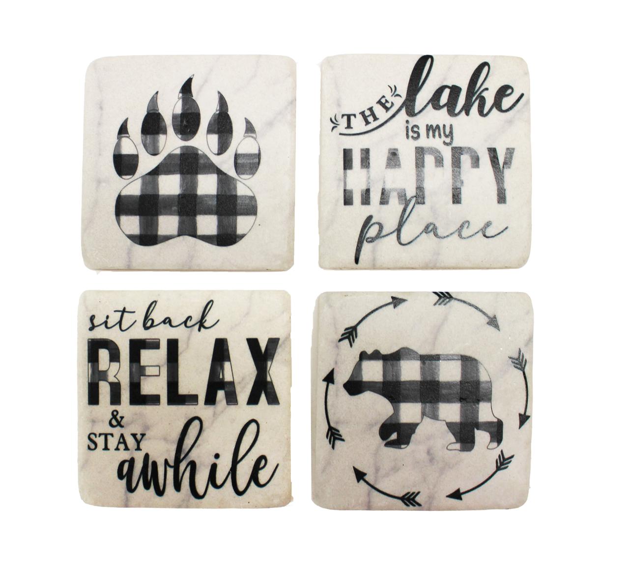 Bear Paw Coasters