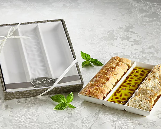 “Primi Piatti” Double Dipping & Appetizer Plate