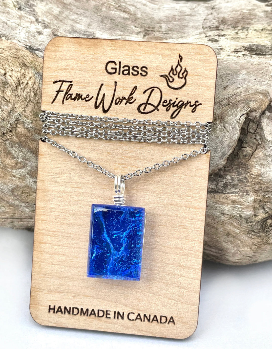 Dichroic Glass Pendent