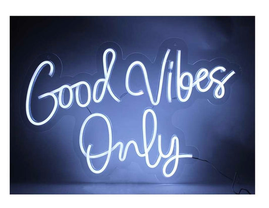 Good Vibes Only LED Neon Sign