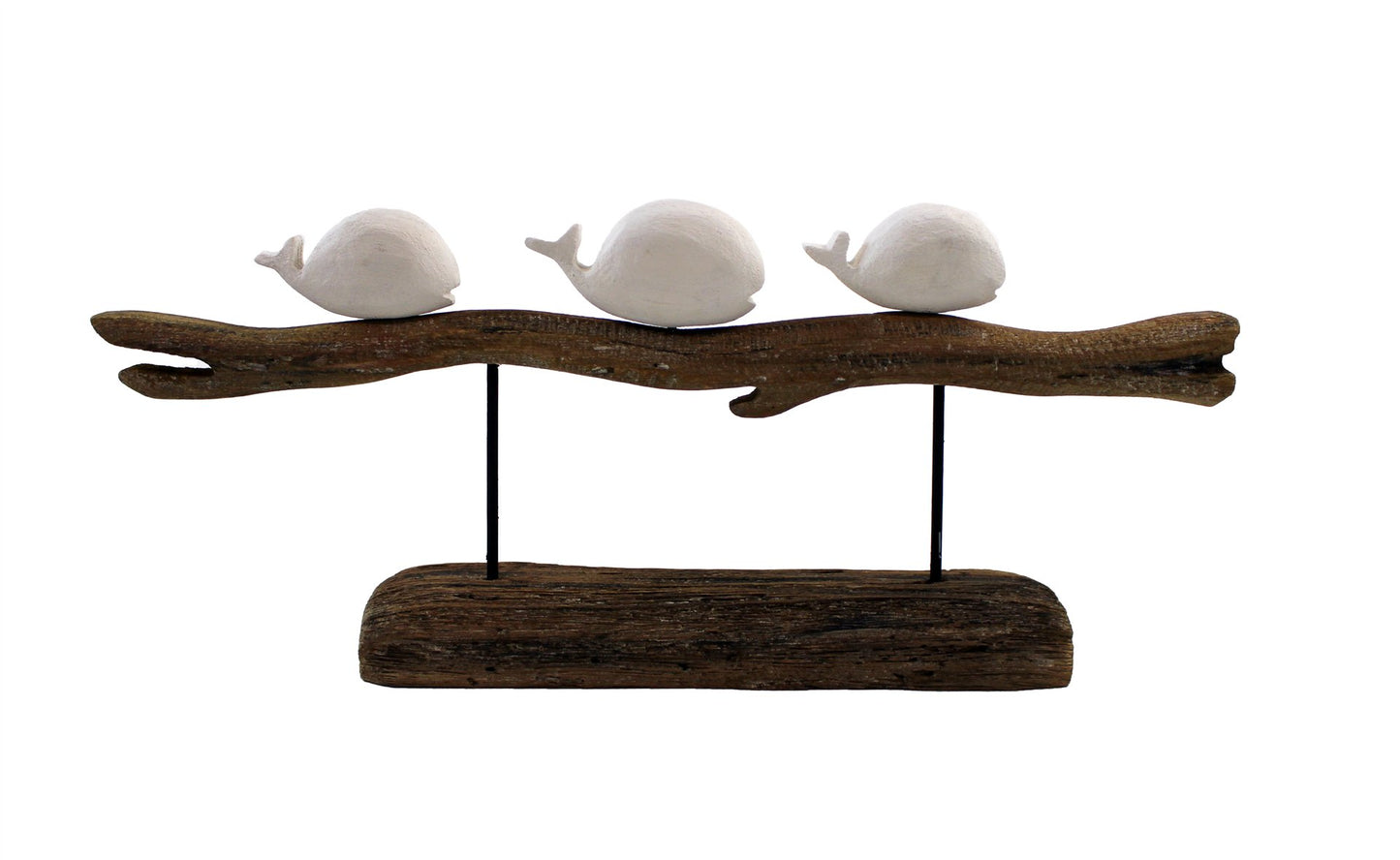 Whales on Wooden Twig