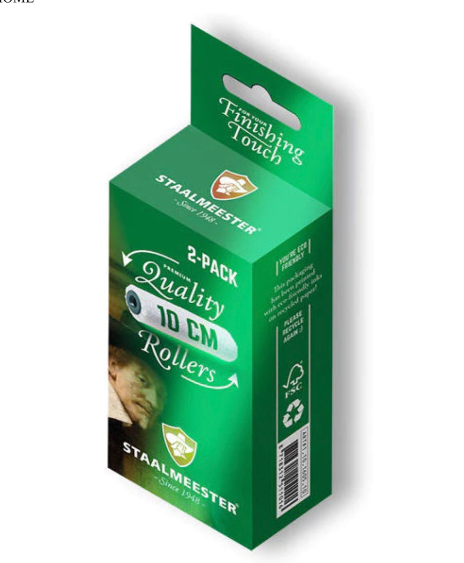 Staalmeester Microfelt Roller | 2 Pack