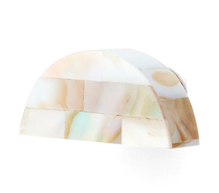 Half Moon Mother of Pearl Knob