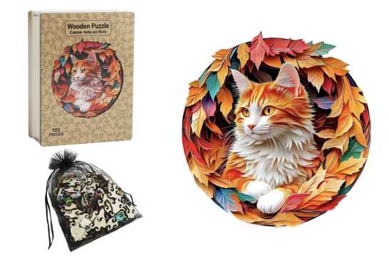 Cat Wooden Puzzle