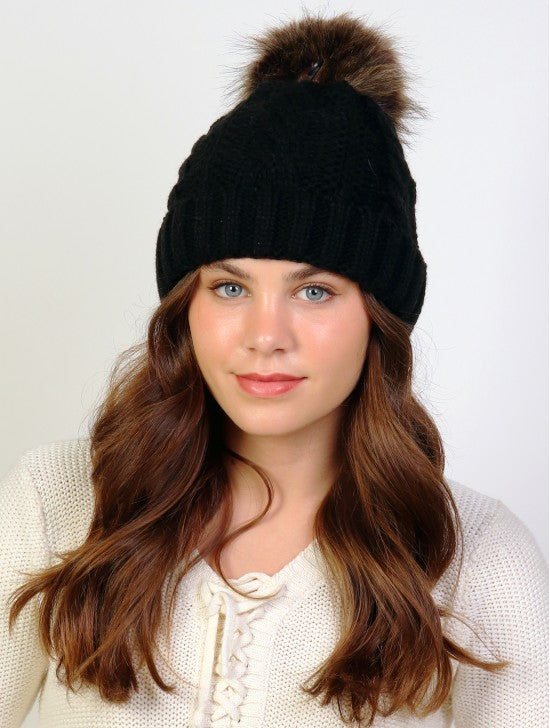 Cable Knit Hat
