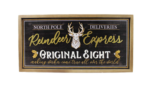 Reindeer Express Wall Art