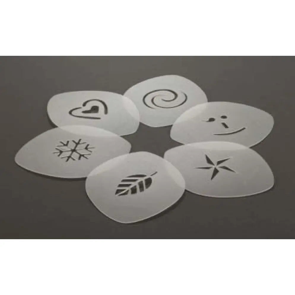 Aerolatte Cappuccino Art Stencil | Set of 6