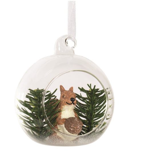 Squirrel Cloche Ornament
