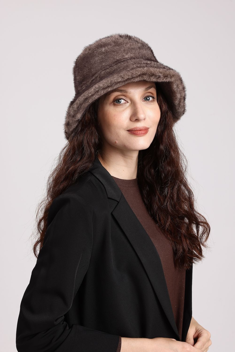 Faux Fur Bucket Hat