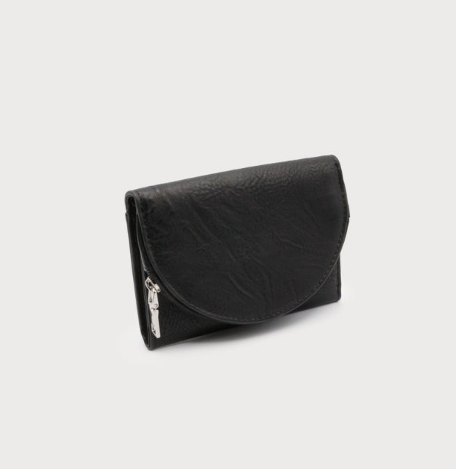 Wallet w/ Multi-Card Slots and Zippered Coin Pouch