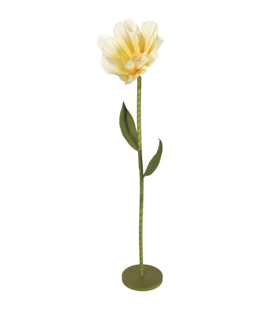 Yellow Paper Flower Stand