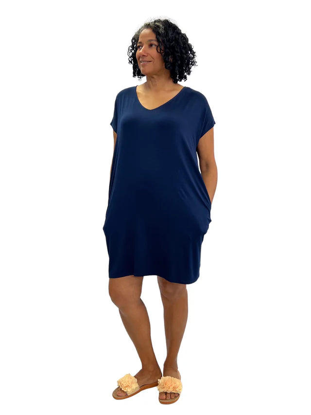 Mya T-Shirt Dress w/ Pockets