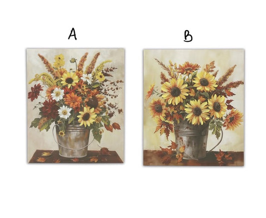 Fall Floral Wall Art