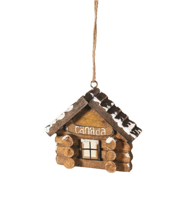 Log Cabin Ornament