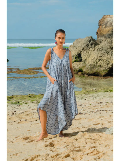 Leaf Print Romper