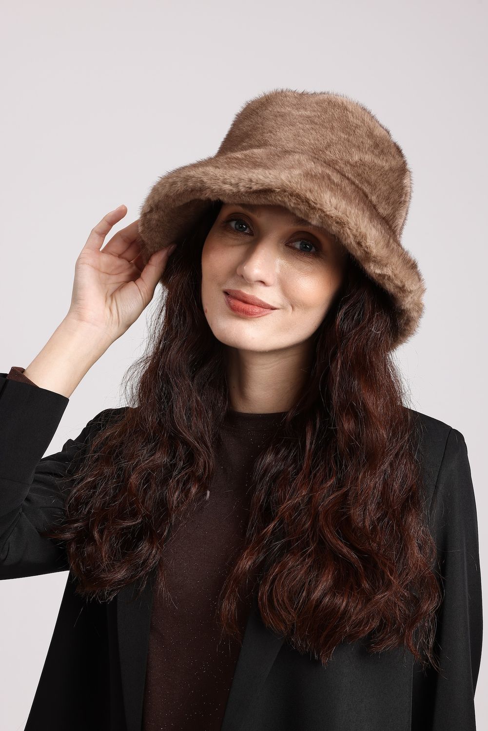 Faux Fur Bucket Hat