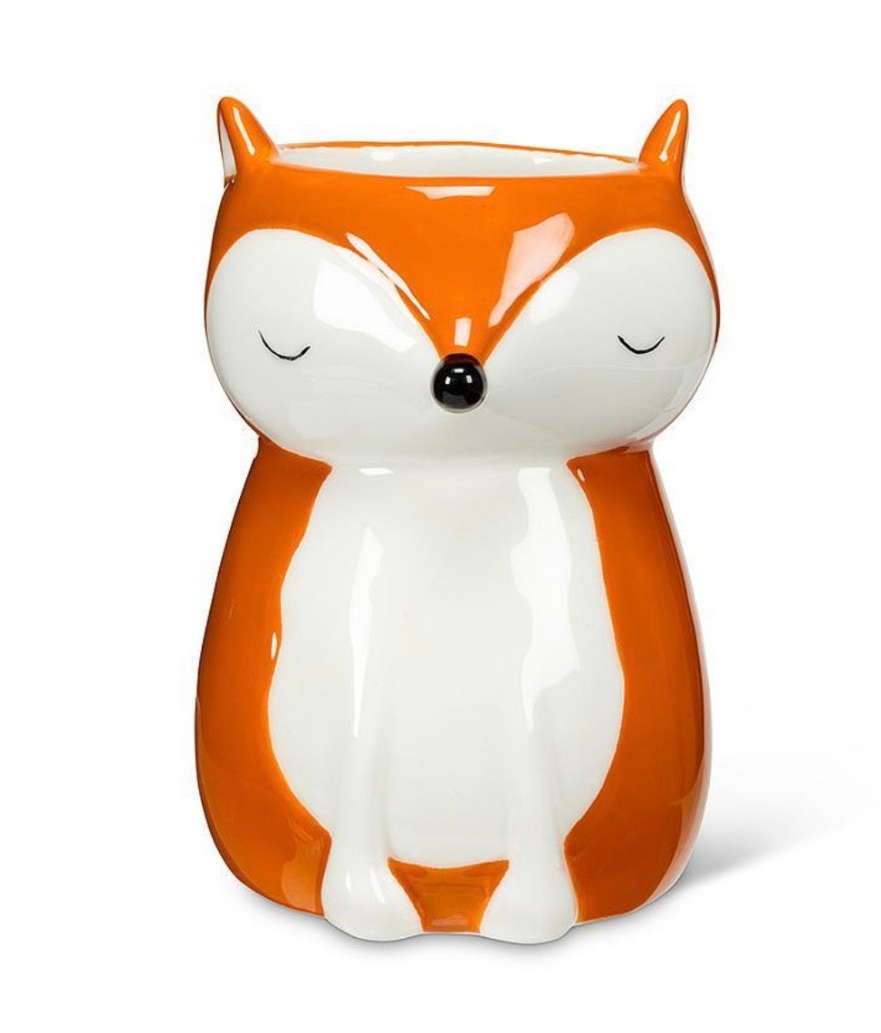 Sitting Fox Vase