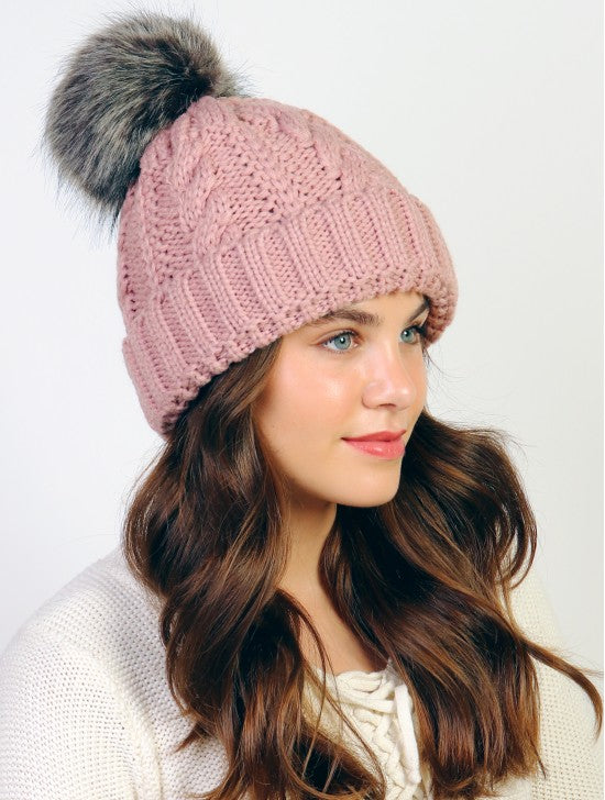 Cable Knit Hat
