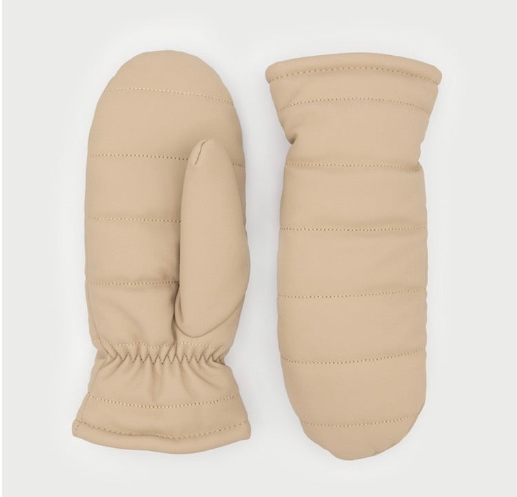 Matte Quilted Mittens