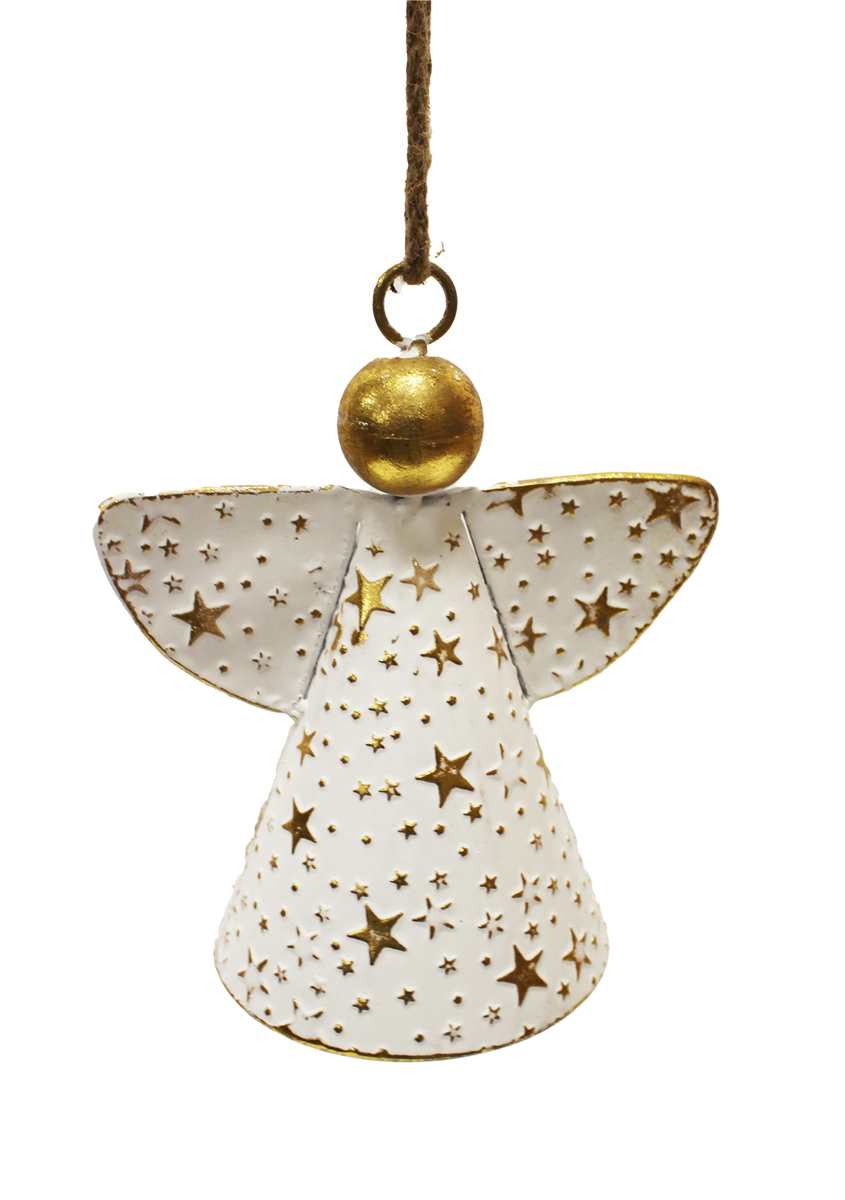 Metal Angel Bell Ornament