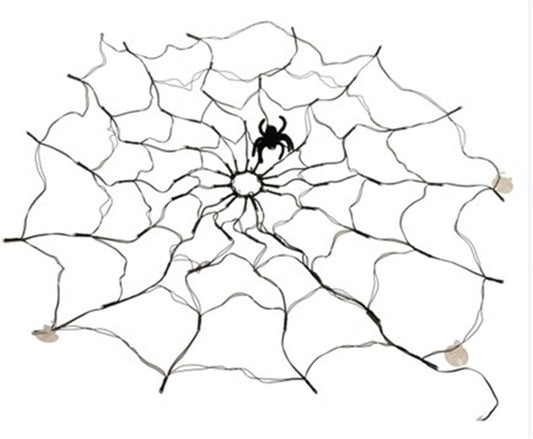 Orange LED Spider Web