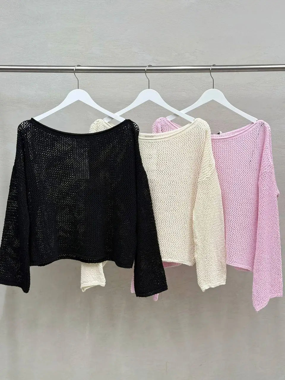 Open Knit Summer Pullover