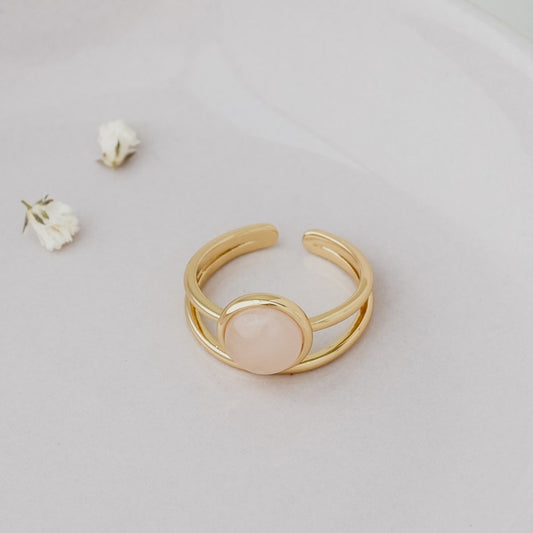 Sophia Ring | Rose Quartz