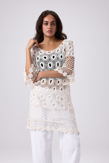 Long Crochet Top