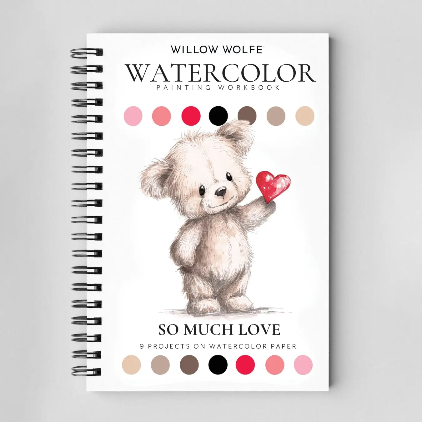So Much Love Colour Watercolour Workbook