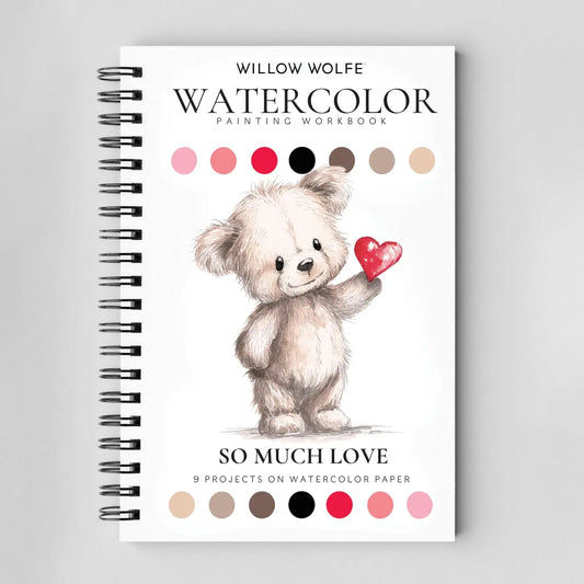 So Much Love Colour Watercolour Workbook