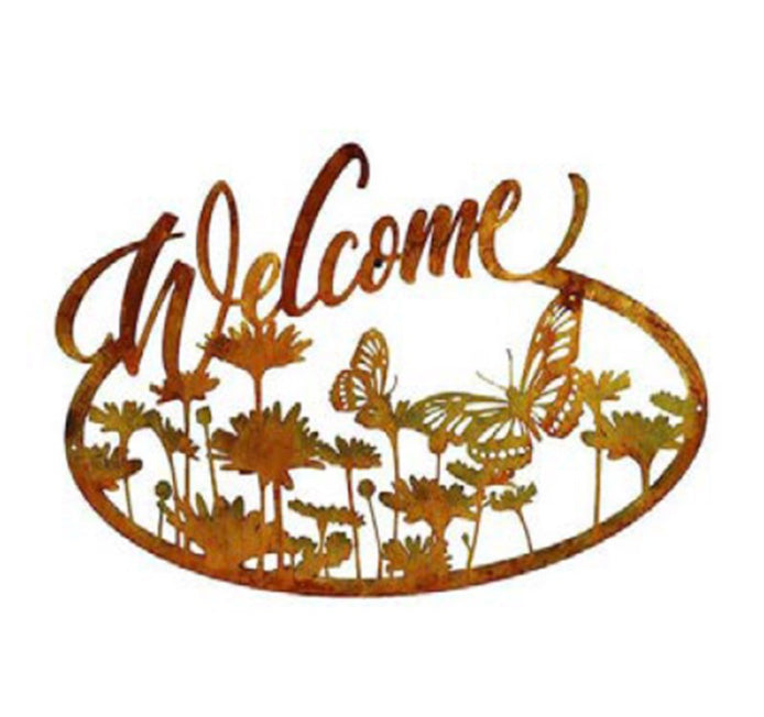 Butterfly Welcome Sign