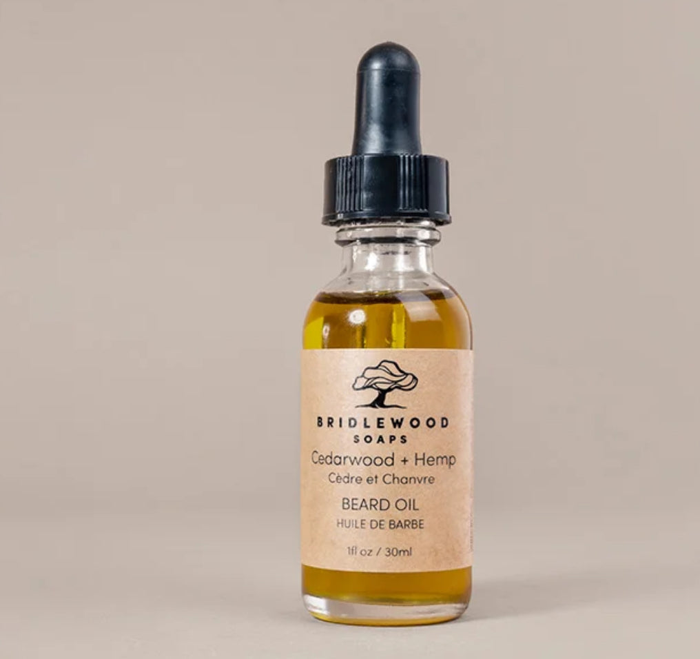 Bridlewood Cedarwood + Hemp Beard Oil