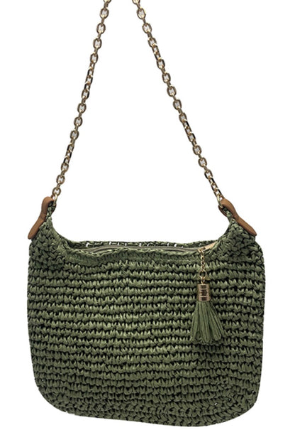 Raffia Purse