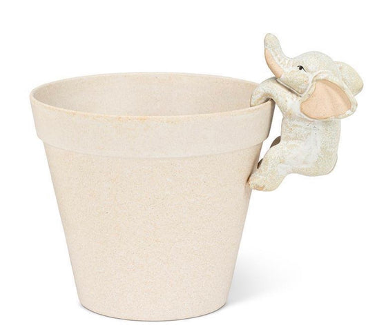 Climbing Elephant Pot Hanger