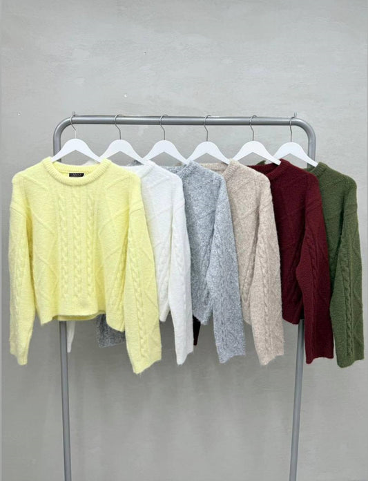 Cable Knit Fall Sweater