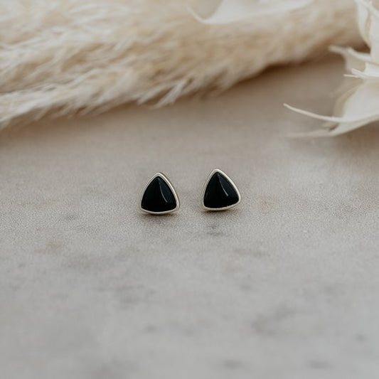 Mae Studs | Black Onyx